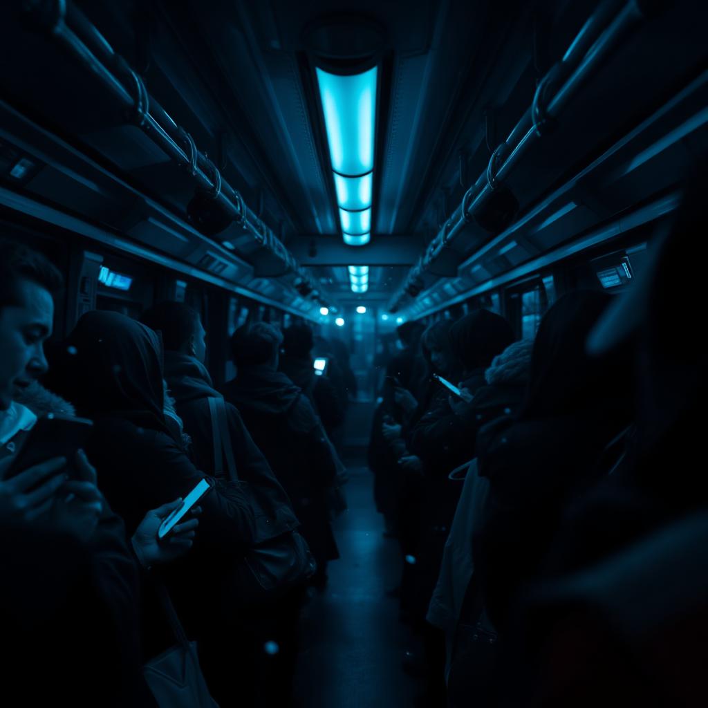 Scan numérique invisible dans la foule des transports